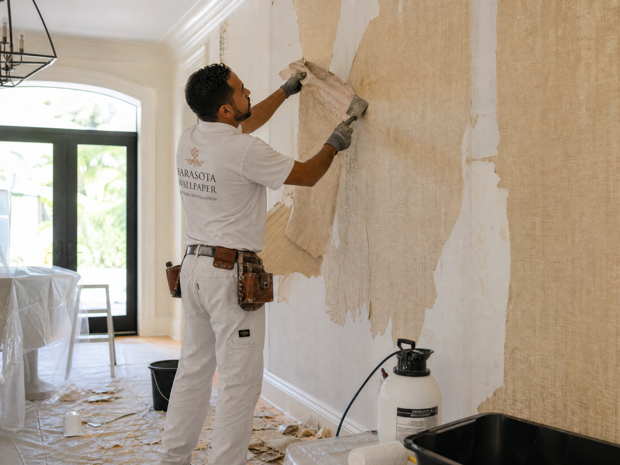 Professional wallpaper removal